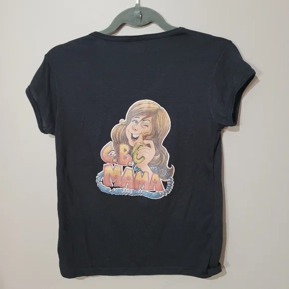 1970s Super Mom Glitter print tee - Picture 11 of 11